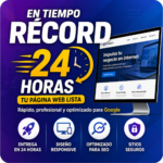 Páginas web en 24 horas en Colombia | Diseño rápido y profesional