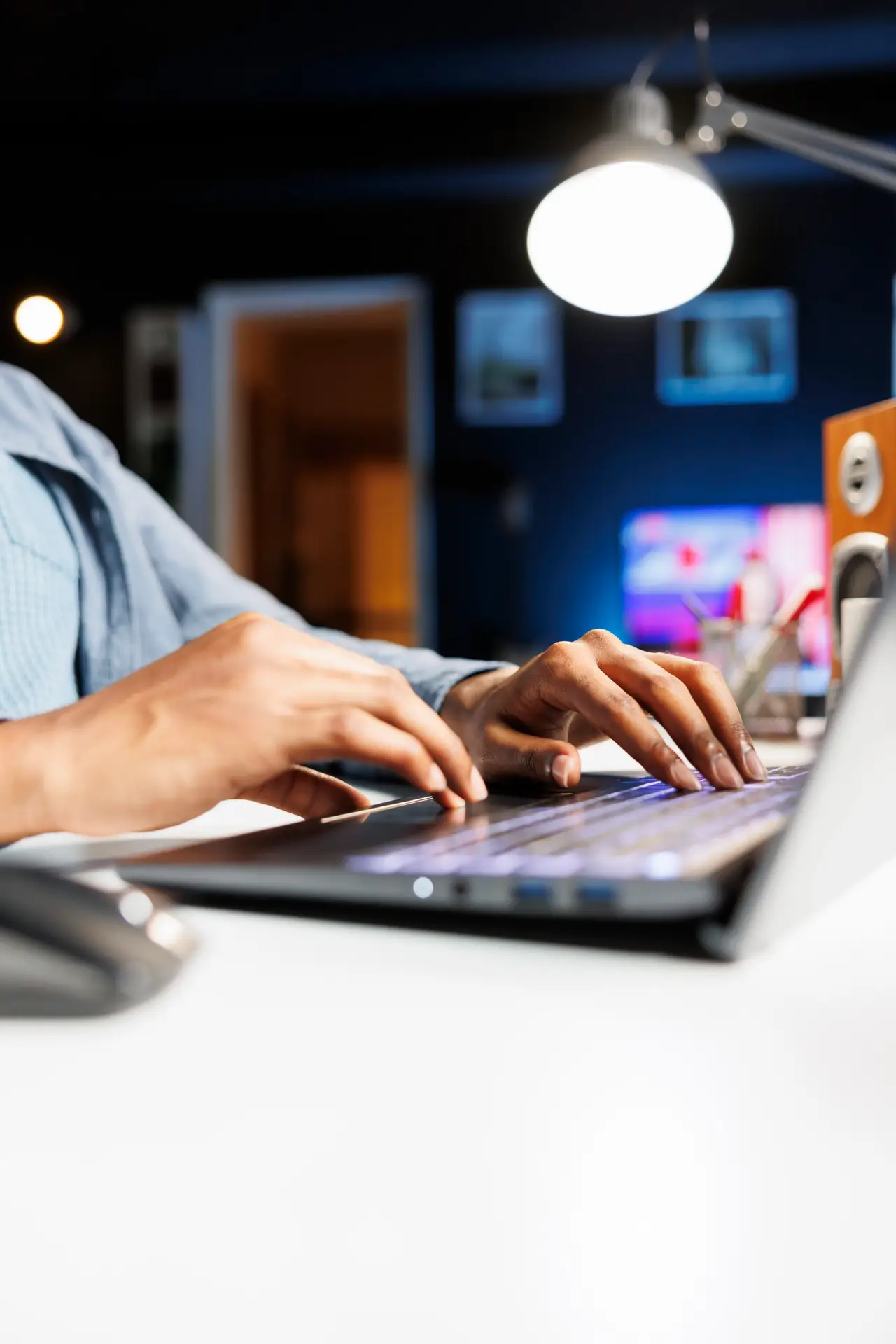 Remote tasks for company worker focusing on monthly earnings